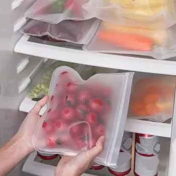 Герметичная портативная превосходная многоразовая сумка для хранения продуктов питания Сумка для еды XL