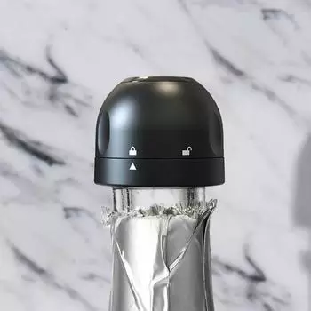 Герметичная пробка для красного вина, пробка для игристого вина, герметичная пробка для шампанского чёрный