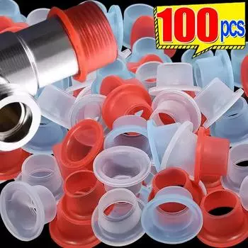 Герметичная прокладка для крана, клапан с резьбой, шланг, шайба, силиконовое уплотнительное кольцо для сантехнической заглушки, предотвращает утечку 10PCS