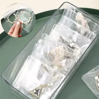 Герметичное окно, антиокислительная сумка для хранения ювелирных изделий из 20 шт., прозрачная, водонепроницаемая и влагостойкая 4*6cm