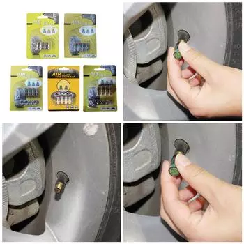 Герметичные колпачки клапанов давления в шинах, обнаружение с помощью цифрового индикатора на дисплее, оповещения, подходящие для мониторинга безопасности автомобиля 1