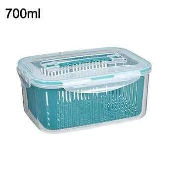Герметичные контейнеры для хранения овощей, пластиковый контейнер для хранения продуктов, ящик для хранения холодильника, кухня 700ml