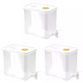 Герметичный дозатор напитков для холодильника с кувшином для воды с фильтром на патрубке (10L)