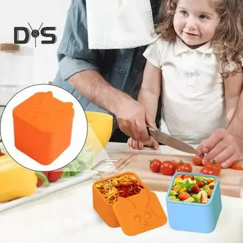 Герметичный контейнер для макания соусов, дипов, заправок, ланч-боксов, силиконовый контейнер для закусок и приправ, многоразовый контейнер для заправки салата с мягкой крышкой розовый