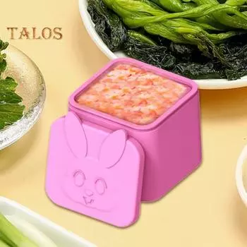 Герметичный контейнер для макания соусов, дипов, заправок, ланч-боксов, силиконовый контейнер для закусок и приправ, многоразовый контейнер для заправки салата с мягкой крышкой синий