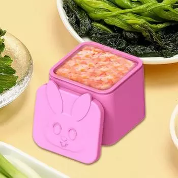 Герметичный контейнер для соусов, дипов, заправок, ланч-боксов, силиконовый контейнер для закусок и приправ, многоразовый синий