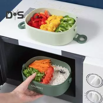 Герметичный ланч-бокс Bento 1400 мл/2000 мл со спорой, штабелируемый многоразовый для детей и взрослых, микроволновая печь, посудомоечная машина, морозильник, безопасный ланч-бокс Dual Layer красный