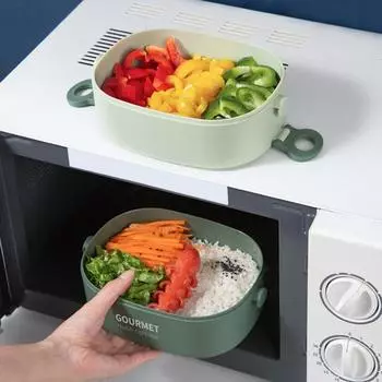 Герметичный ланч-бокс Bento 1400 мл/2000 мл со спорой, штабелируемый многоразовый для детей и взрослых, микроволновая печь, посудомоечная машина, морозильник, безопасный ланч-бокс Dual Layer красный