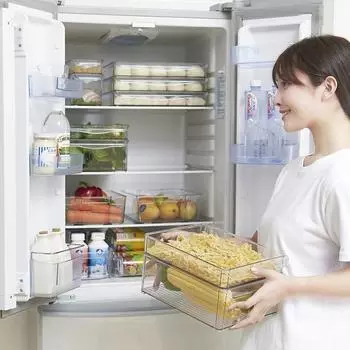 Герметичный ящик для хранения холодильника, кухонные контейнеры для хранения, органайзер для холодильника, ящик для фруктов, ящик для хранения 9106