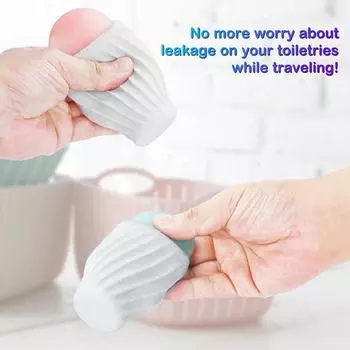 Герметичный рукав, эластичный шампунь, солнцезащитный крем для мытья тела, герметичный чехол, дорожный контейнер, многоразовый чехол для дорожных туалетных принадлежностей Haku