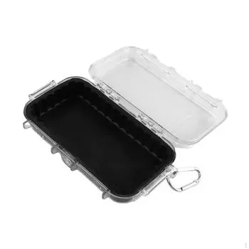 Герметичный водонепроницаемый пылезащитный чехол для хранения с амортизацией для кемпинга чёрный