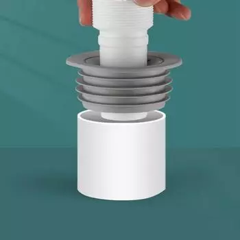 Герметизация сливного отверстия в ванной комнате, защита от запаха, заглушка для раковины, канализационный заглушка, соединитель для труб 45 to 50cm