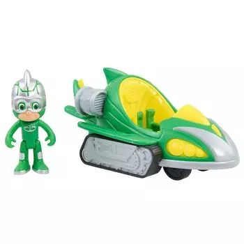 Герои в масках Turbo Blast Racers и фигурка Гекко Герои в масках Turbo Blast Racers Гекко Мобильный Гекко-мобильный и [Предмет]