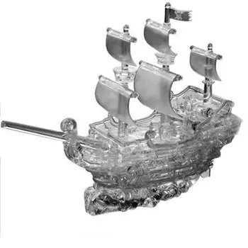 Geruel Black Pirate Pirate 3D Crystal Puzzle JR1067 Корея 3d головоломка