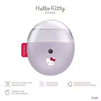 Geske Hello Kitty Увлажняющий освежитель для лица 4 в 1 purple
