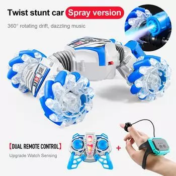 Gesture Induction Twist Car Spray Stunt Car 4X4 Off-Road Climbing Car Remote Control Car Boy Toy Car