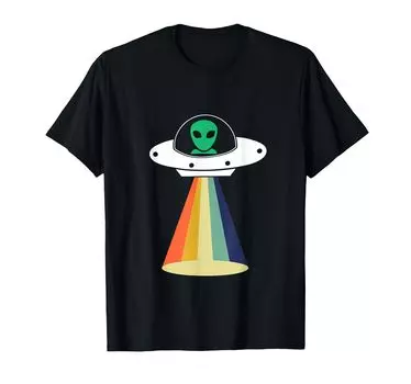 Get in Телепортируйте меня НЛО Похищение космического корабля Подарок неудачнику, футболка чёрный
