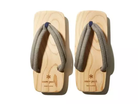 Geta Sandals SP HITA GETA New Gray cm E [Snow Peak] Men s Men s 27.0