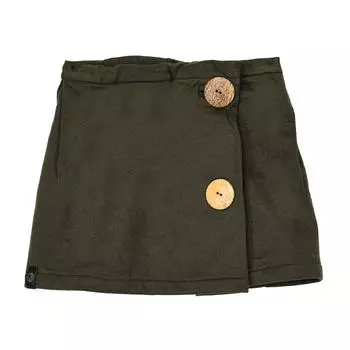 Гетра на шею с пуговицами из легкой и дышащей микрофибры 61000 женщина TU хаки