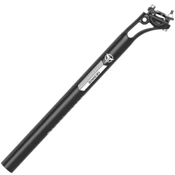 GEWAGE Bicycle Seatpost Black Lightweight Length 400mm Aluminum Black 31.6mm (GE-P007)