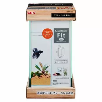 GEX AQUARIUM Glass Terrier Fit 100 со стеклянной крышкой и задним экраном Метод изготовления Fit glass Совместимость с типом Mist Гарантия 3 года Безрамный