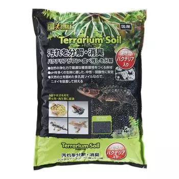 GEX EXO TERRA Terrarium Soil 4 кг Пористая почва для рептилий и амфибий pH-нейтральный или слегка кислый Среда для поглощения запахов Натуральные материалы