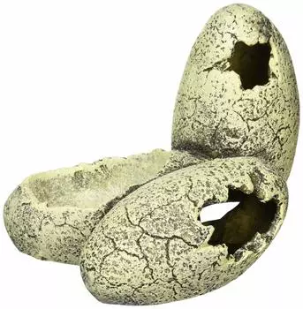 GEX EXO TERRA Яйцо динозавра S PT2840 Убежище для рептилий Украшение Место для купания с емкостью для воды Ш14 x Г13 x В11,5 см