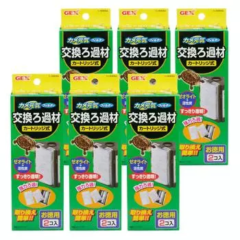 GEX GEX Kame Genki Filter Replacement Filter Material 2 pieces x 6 pieces set белый