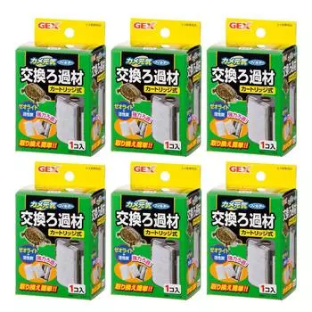 GEX GEX Kame Genki Сменный фильтрующий материал, 6 пакетов (Тип картриджа)