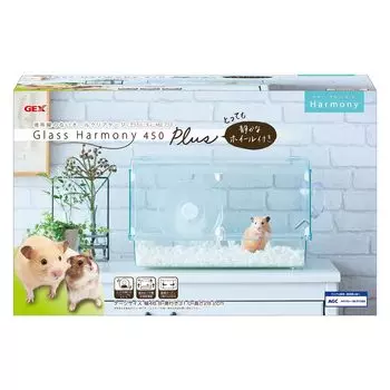 Gex Harmony Glass Harmony 450 Plus Стеклянная прозрачная клетка для хомяков и мелких животных x Д31 x Ш46,8 В28,2 см