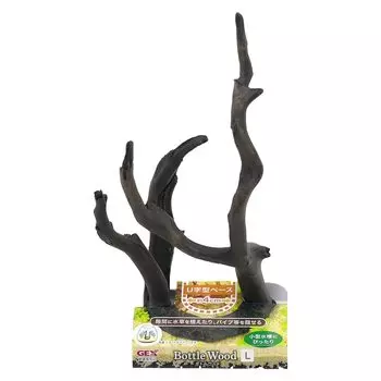 GEX Healing Waterscape Бутылка Деревянная L Для Небольшого Аквариума Макет Ветка Коряга Объект Стеклянная Аква L Размер