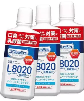 Gex L8020 Lactic Acid Bacteria New Lacreche Мягкий ополаскиватель для полости рта x 3 шт. Набор для ополаскивания полости рта распродажа (450 мл)