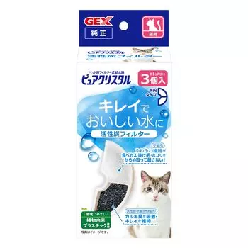 GEX Pure Crystal Активированный уголь Полукруг для подлинного фильтра из 3 частей, Тип, Cats, Продукт,