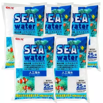 GEX Seawater 25 л x 5 шт. набор