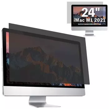 GFCFILM iMac 24 дюйма M1 2021 Фильтр для предотвращения подглядывания Фильтр конфиденциальности Синий свет отсекает ПК монитор компьютера Защитная пленка для экрана предотвращения подглядывания