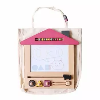 gg oekaki домашний кот деревянная доска для рисования игрушка для годовалого ребенка 2-летнего ребенка 3-летнего мальчика девочки подарок на день рождения [Gigi] gg (1 / / старый) розовый