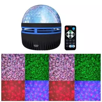 GGbingo Ночной Светильник Мягкий Свет Проекция Перезаряжаемый Пульт Дистанционного Управления Мини Ночной Светильник Для Детской Комнаты Спальня Fecoration