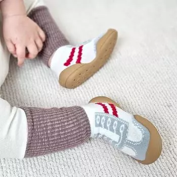 [Ggomoosin] Little Thomas Walker Line Red, Кроссовки, 7000028132, Популярная корейская обувь 145