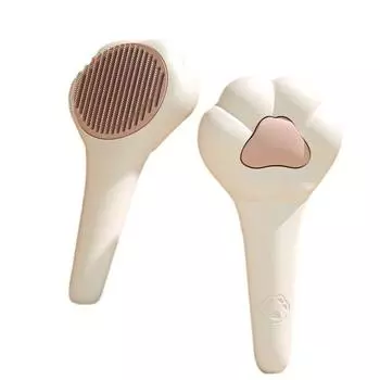Ggu Cute Cat Claw Comb One-Click Floating Hair Comb to Cat Hair Handy Gadget Cleaning Comb Cat Needle Comb Pet Comb Cat s Claw Comb