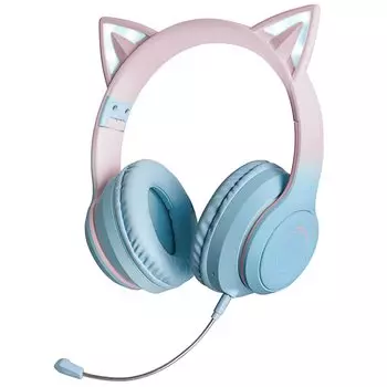 GHDVOP Cat Ear Беспроводные кошачьи ушки Для проводных и беспроводных сетей Включает цвет радуги Включает руководство по эксплуатации на японском языке Удобный размер кошачьих ушек Для