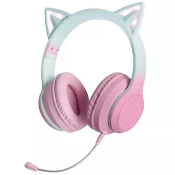 GHDVOP Cat Ear Беспроводные кошачьи ушки Для проводных и беспроводных сетей Включает цвет радуги Включает руководство по эксплуатации на японском языке Удобный размер кошачьих ушек Для