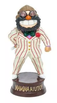 Ghibli Museum Limited Mamma Yuto Boss Figure Bubble Head Tuxedo Mini Porco Rosso Goods Ver.