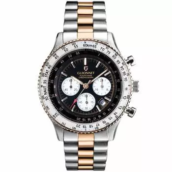 Часы Ghione Flight Timer Pilot Chronograph FT42PSBK День отца