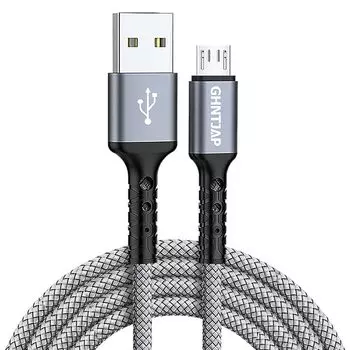 GHNTJAP micro USB cable 3M Micro fast charging USB2.0 data transfer android charging cable android charging cord Aquos/Sony XperiaAsus/Galaxy/Kindle