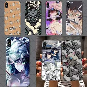 Ghost Slayer Phone Case For IPhone 14 13 12 11 XS X 8 7 6 Plus Mini Pro Max SE 2022 Soft Black Phone Cover iPhone 14