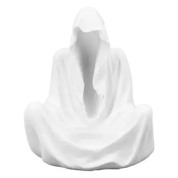 Призрачный волшебник, подсвечник, фигурки призраков, страшная статуя, праздничные украшения для вечеринки, белый призрак, орнамент