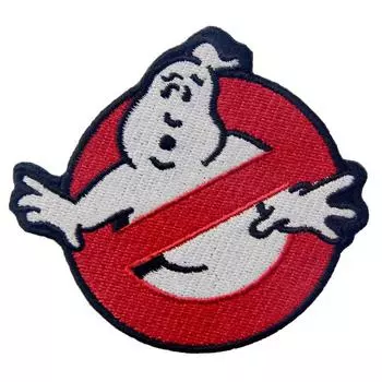 Ghostbuster embroidered badge or patch iron-on sew-on