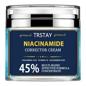 Гиалуроновая кислота и витамин С для сияния лица, увлажняющий крем для лица против морщин и старения 5g