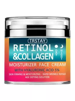Гиалуроновая кислота, коллаген и ретинол для лица Отбеливающий крем против морщин Контроль жирности Увлажнение Эффективное сужение пор Омоложение 5g