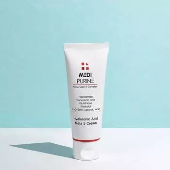 гиалуроновая кислота Mela5 Cream отбеливающий + увлажняющий + успокаивающий крем for all types
